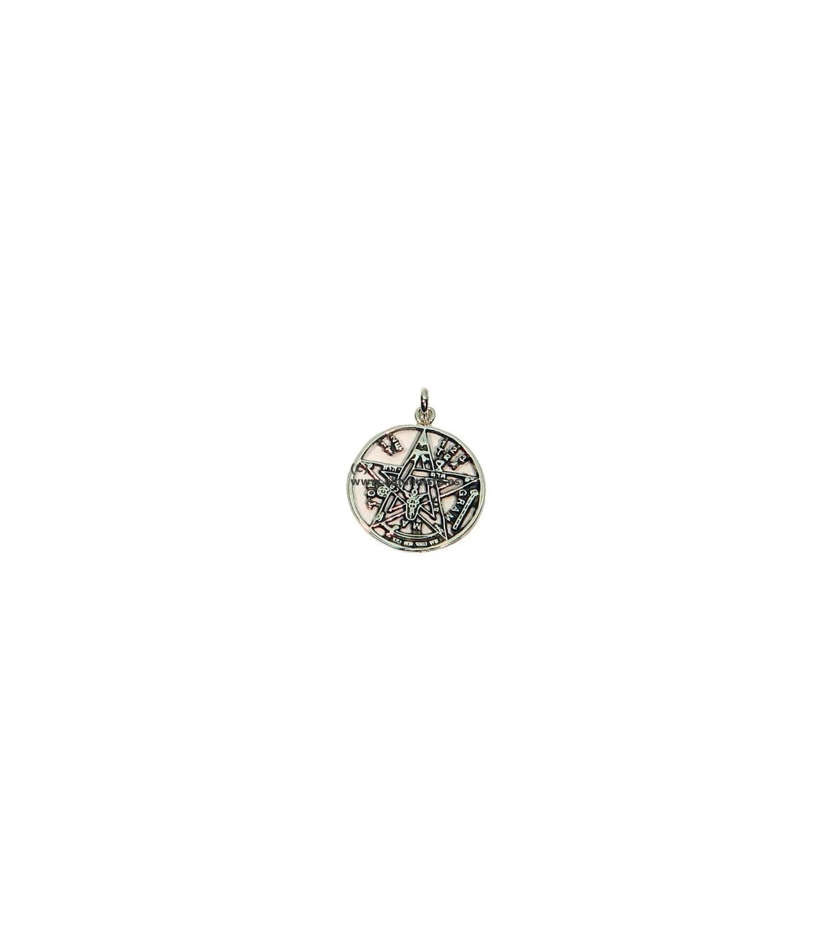 AMULETO COLGANTE TETRAGRAMATON GRANDE PLATA