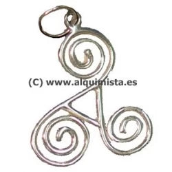 AMULETO COLGANTE TRISQUEL CELTA PLATA PEQUEÑO