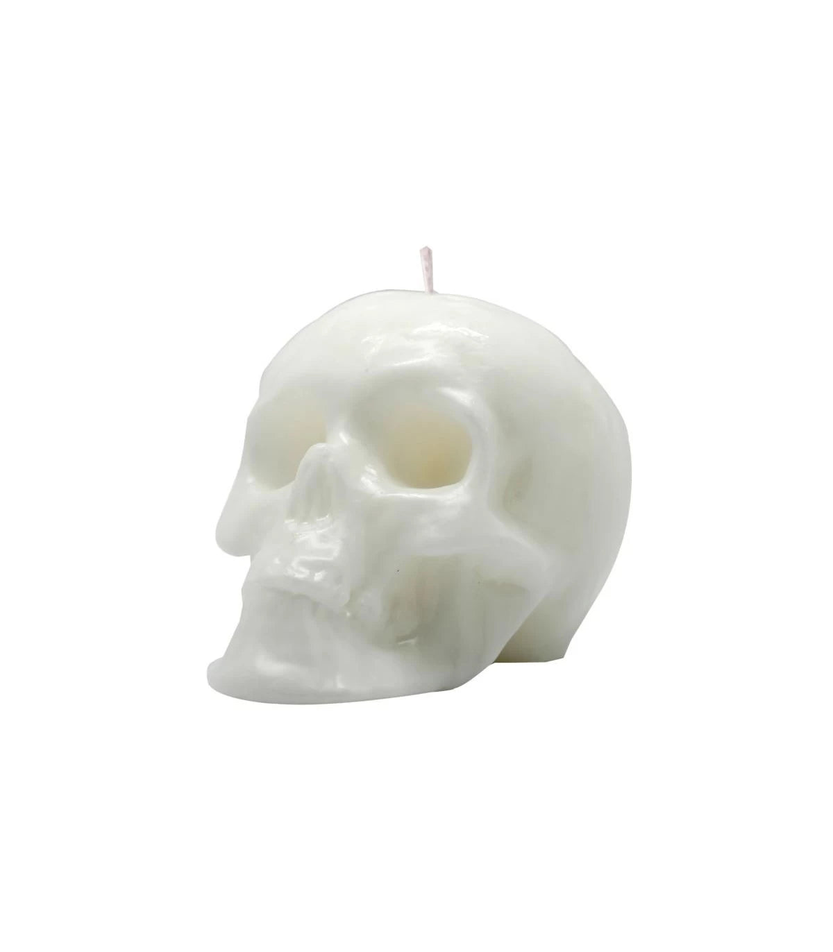 VELA CRANEO BLANCO 12 CM