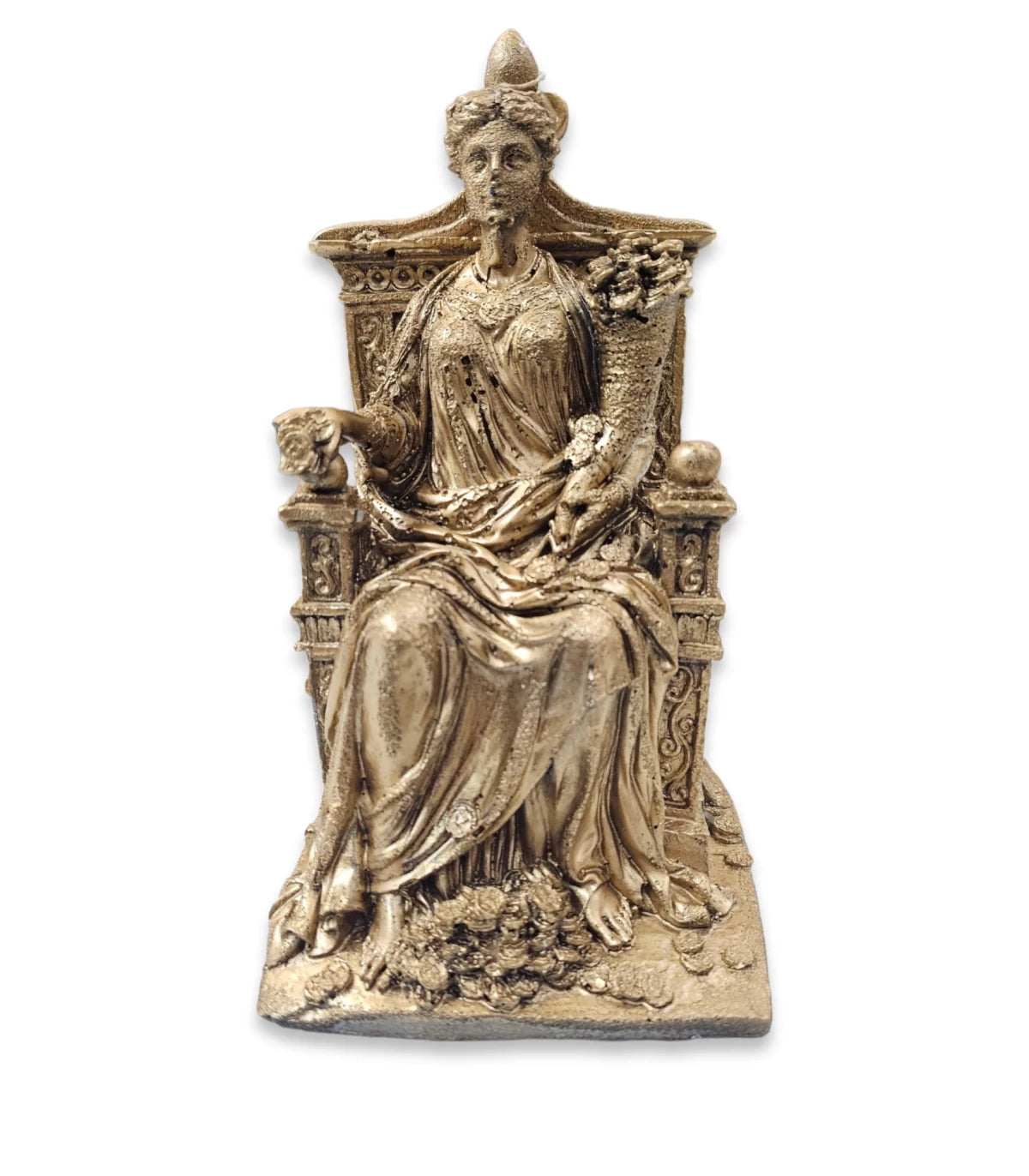 VELA DIOSA DE LA FORTUNA TRONO 25 CM