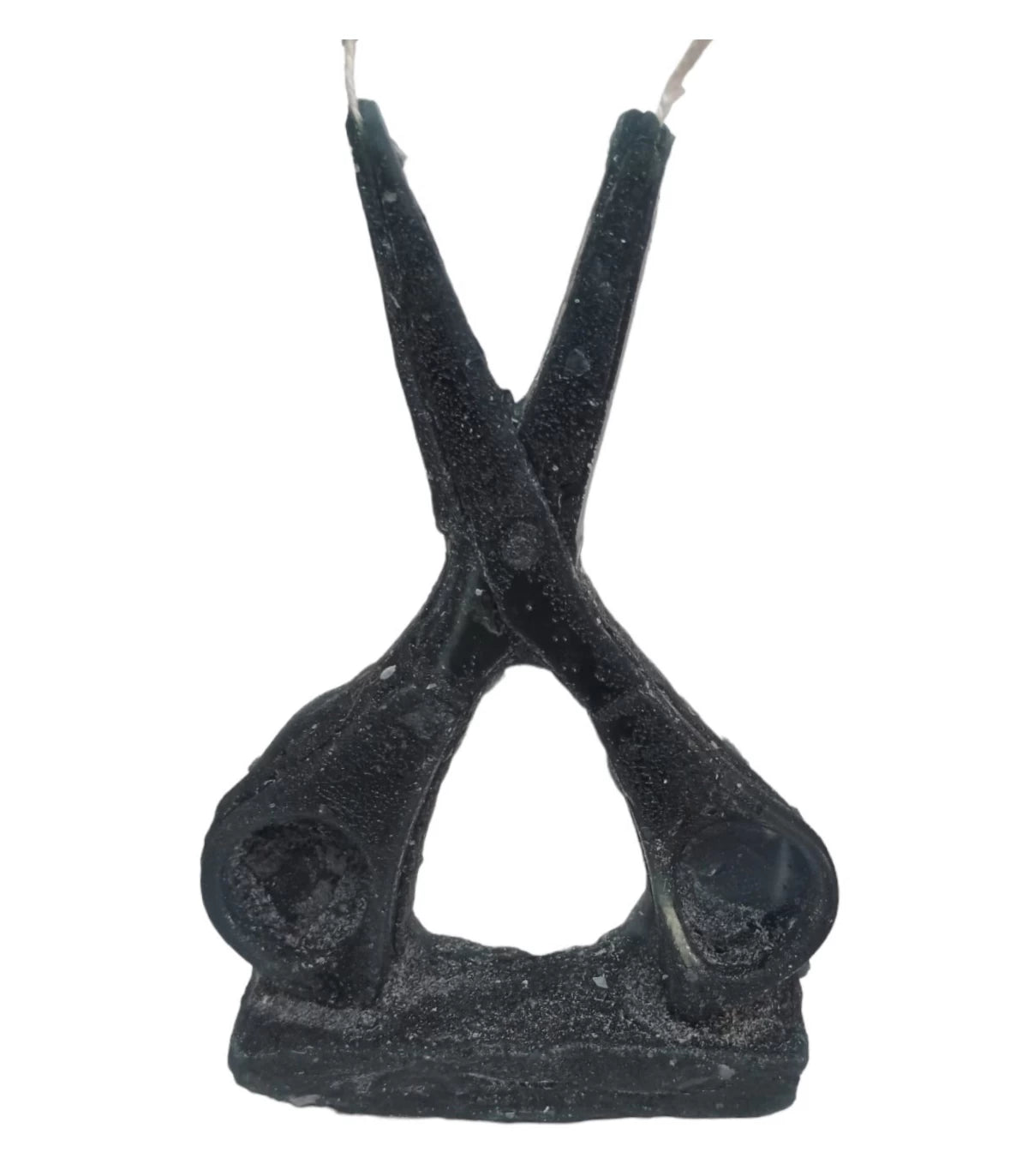 VELA TIJERA NEGRA 15 CM