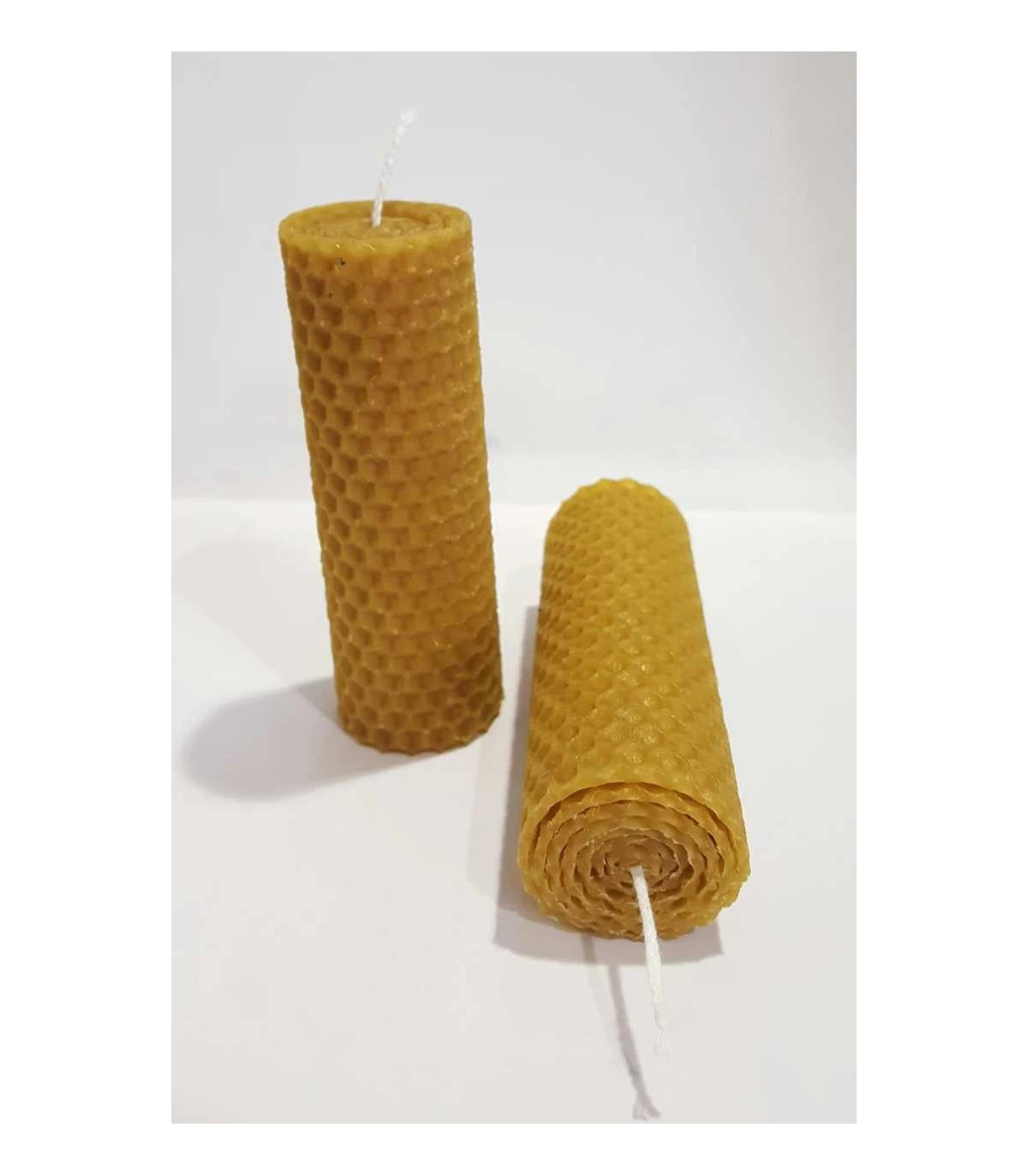 VELA BUJIA MIEL PANAL 10 CM PACK 3