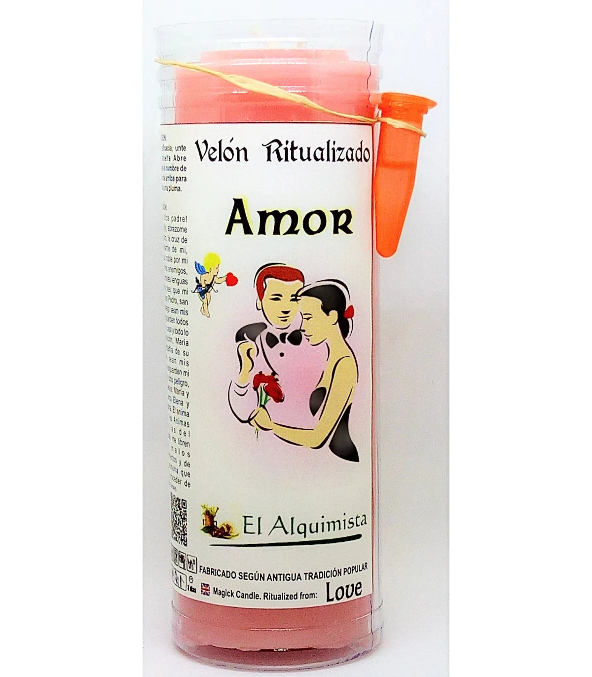 VELON AMOR CON ACEITE 15 CM