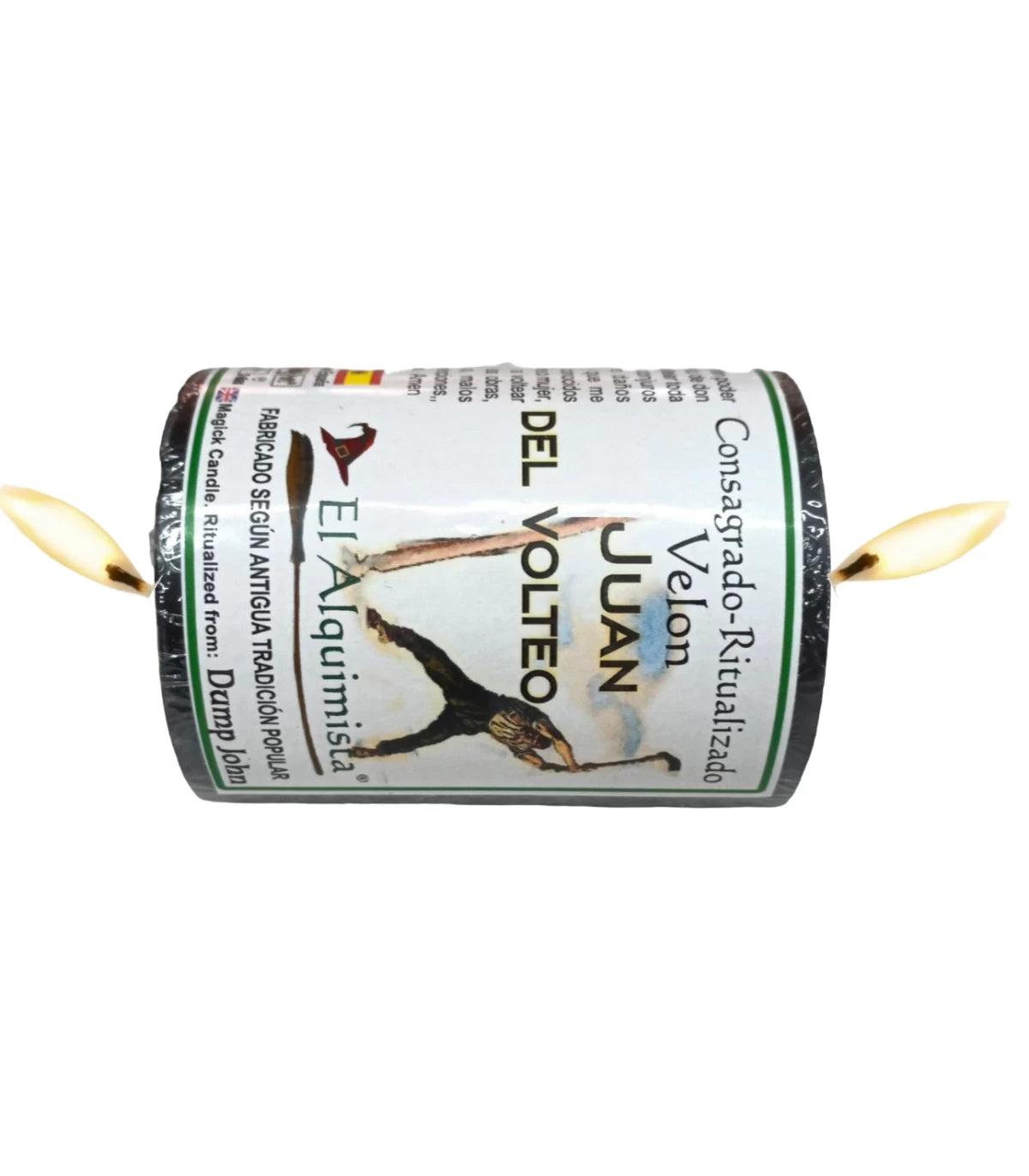 VELON JUAN DELVOLTEO NEGRO MINI DOBLE MECHA 8 CM