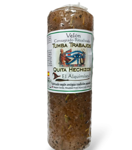 VELÓN TUMBA TRABAJOS PREPARADO 17 CM