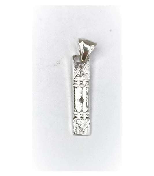AMULETO COLGANTE CARTUCHO ATLANTE PLATA