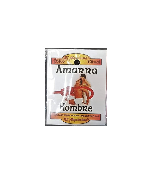 POLVO AMARRA HOMBRE