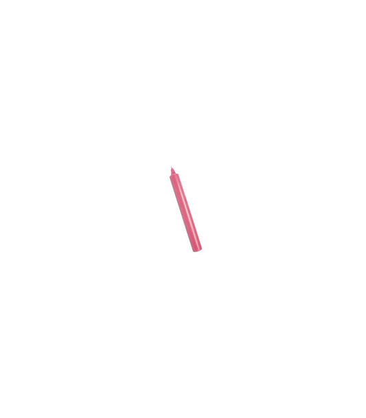 VELA BUJIA ROSA 18 CM PACK 3