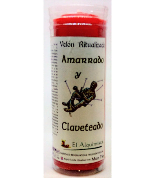 VELON AMARRADO Y CLAVETEADO 15 CM